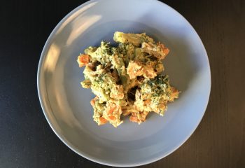Broccoli and Potato “Cheese” Casserole
